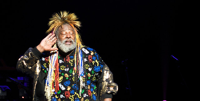 George Clinton performing at the Royal Festival Hall in London, on June 21, 2008. Image from Flickr user neil365.