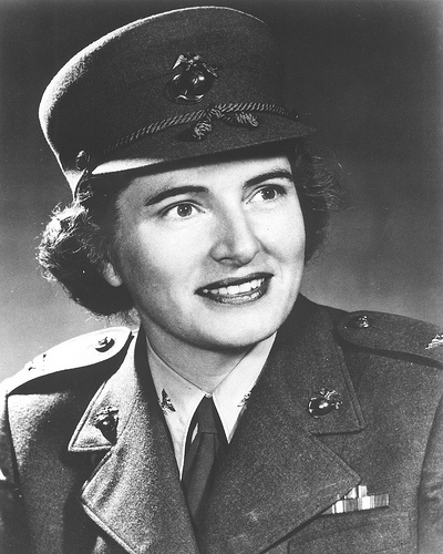 Colonel Julia E. Hamblet, Director of the Marine Corps Women’s Reserve from 1946 to 1948 and 1953 to 1959.