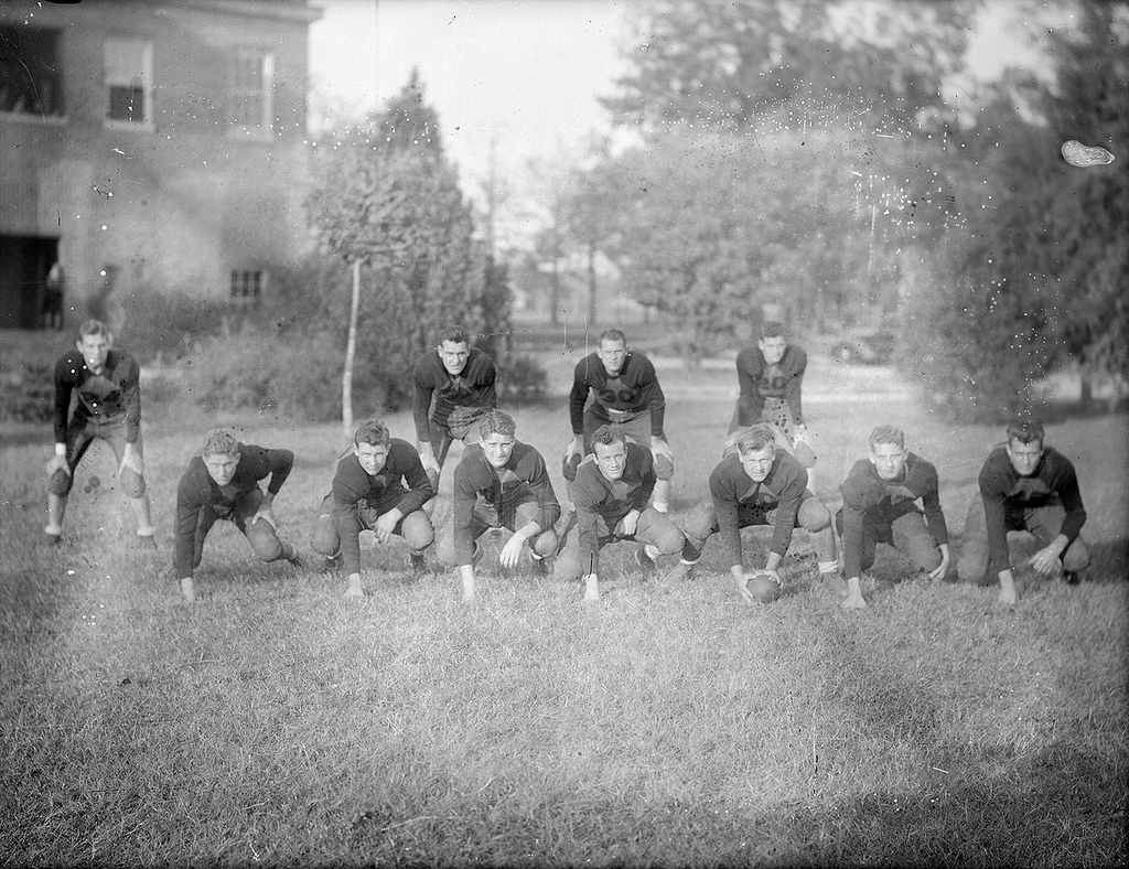Unidentified football team, circa 1920, from the Dunn area 