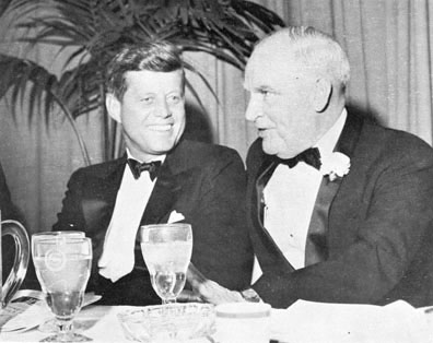Luther Hodges and John F. Kennedy