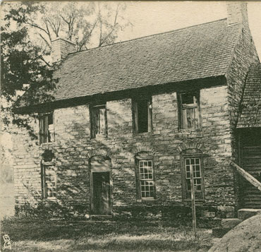 German Michael Braun House, built in 1766, Salisbury, NC. Image courtesy of Rowan County Public Library. 