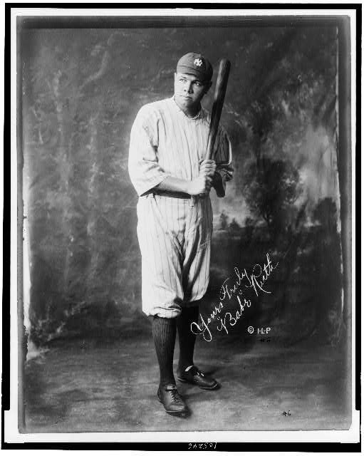 Thorpe, Jim and Babe Ruth (from Tar Heel Junior Historian)