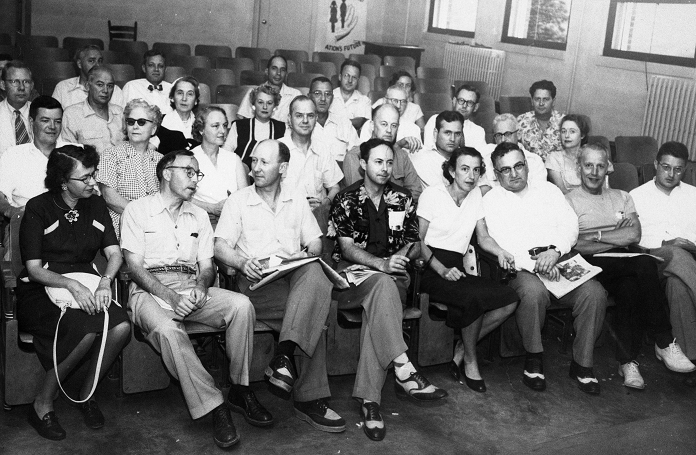 Photograph of the fourth annual North Carolina Writers Conference. Image courtesy of the State Archives of North Carolina. 