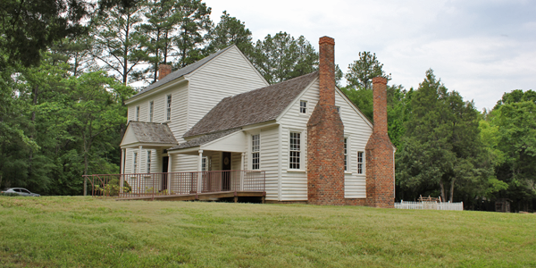 The Bennehan Home at Stagville, built circa 1787. Image from the Stagville State Historic Site.