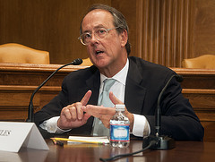 Erskine Bowles, UNC system president from 2005-2010. Image from Flickr user New America Foundation.