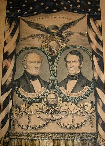 Broadside of the Whig party candidates for the presidential election of 1852, Winfield Scott and William A. Graham.