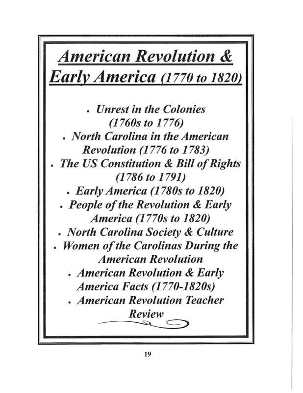 Read a chapter of the book focusing on the American Revolution