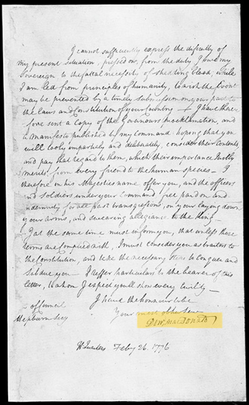 Read more about Revolutionary loyalist Donald MacDonald
