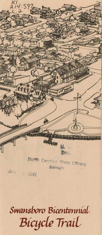 View the pamphlet of a historic bicycle tour through Swansboro