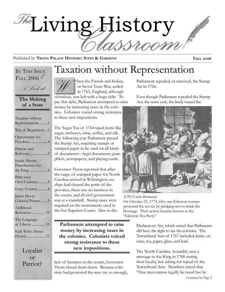 Read more about American Revolution in Living History Classroom