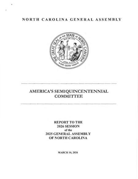 View the report from the Semiquincentennial Committee given on March 16, 2026