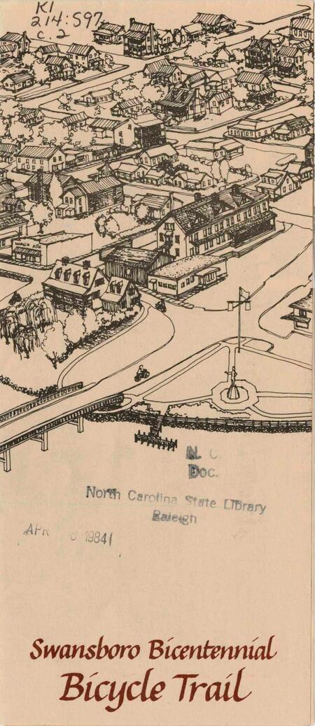 View the pamphlet of a historic bicycle tour through Swansboro