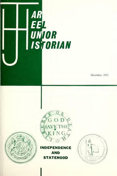 Read articles in the December 1971 Tar Heel Junior Historian about the American Revolution
