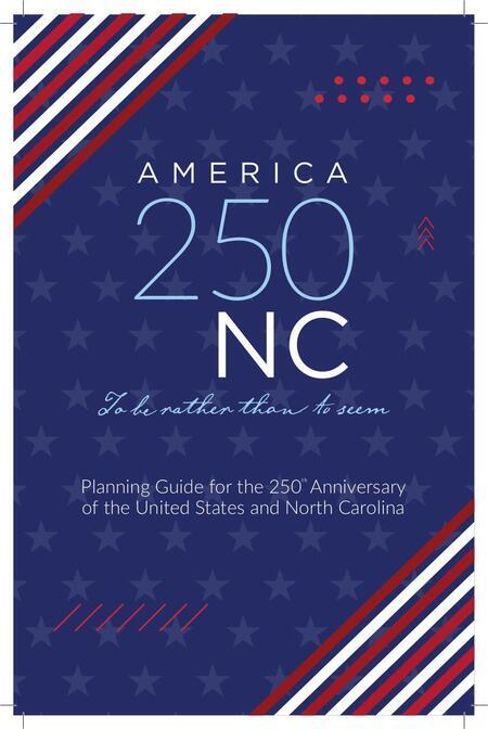 View the planning guide for North Carolina's celebration of America 250