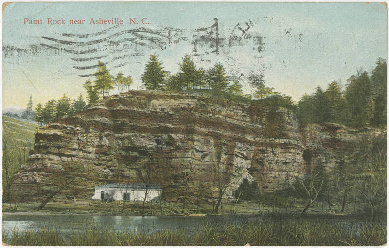 An article about Paint Rock in western North Carolina which features an American Indian pictograph.