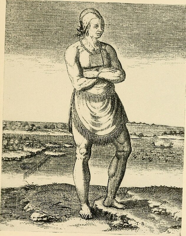 An article about Algonquian Indian, Manteo from the Croatan tribe