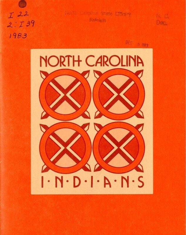 In response to the many requests for information received from interested persons from across the state, the North Carolina Commission of Indian Affairs has compiled this booklet as a general overview of North Carolina Indians. While this is not intended to be a complete history of the North Carolina Native Americans, it is a good starting point for those wishing to know more about the Indian population, both the past and present. In an attempt to provide specific information, the Commission of Indian Affairs has also included a list of suggested readings and the addresses of Indian organizations within the state which may also be sources of additional information.