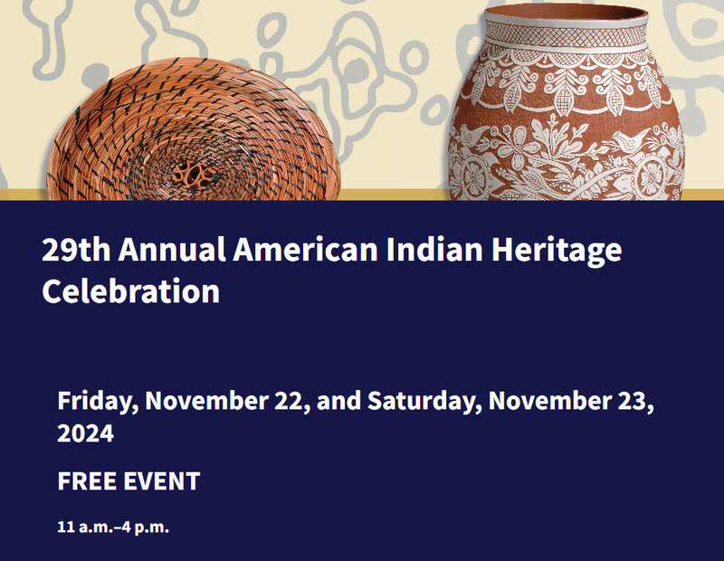 Information about the American Indian Heritage Celebration in Raleigh for 2024