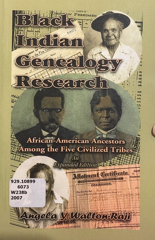 Summary: "In 1907, the Indian Territory became the State of Oklahoma. To qualify for the payments and land allotments set aside for the Five Civilized Tribes, the former slaves of these nations had to apply for official enrollment, thus producing testimonies of immense value to today's genealogists. The book shows where to find and how to use the Indian Freedman Records, discusses Black Indians and Tri-Racial groups from the Upper South, and has added two lists of family names: Freedman Surnames from the Final Rolls of the Five Civilized Tribes, and Surnames of Tri-Racial families of the South"