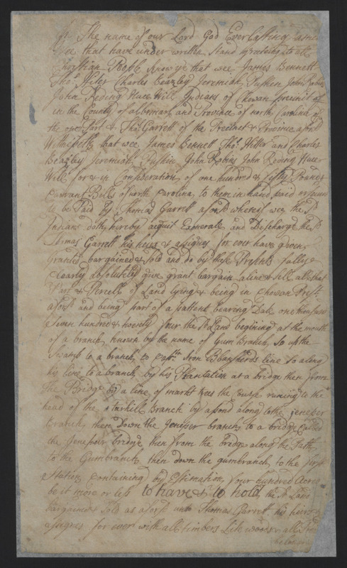 Court records related to Native Americans, 1697-1769 containing various documents about specific subjects associated with the courts