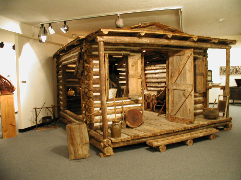 Re-created typical Lumbee cabin