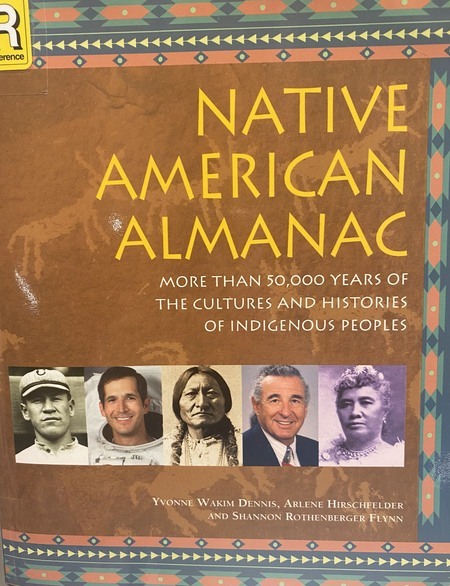 Summary: "The impact of early encounters, past policies, treaties, wars, and prejudices toward America's Indigenous peoples is a legacy that continues to mark America. The history of the United States and Native Americans are intertwined. Agriculture, place names, and language have all been influenced by Native American culture. The stories and history of pre- and post-colonial Tribal Nations and peoples continue to resonate and informs the geographical boundaries, laws, language and modern life. From ancient rock drawings to today's urban living, the Native American Almanac: More Than 50,000 Years of the Cultures and Histories of Indigenous Peoples traces the rich heritage of indigenous people. It is a fascinating mix of biography, pre-contact and post-contact history, current events, Tribal Nations' histories, enlightening insights on environmental and land issues, arts, treaties, languages, education, movements, and more. Ten regional chapters, including urban living, cover the narrative history, the communities, land, environment, important figures, and backgrounds of each area's Tribal Nations and peoples. The stories of 345 Tribal Nations, biographies of 400 influential figures in all walks of life, Native American firsts, awards, and statistics are covered. Over 300 photographs and illustrations bring the text to life. The most complete and affordable single-volume reference work about Native American culture available today, the Native American Almanac is a unique and valuable resource devoted to illustrating, demystifying, and celebrating the moving, sometimes difficult, and often lost history of the indigenous people of America. Capturing the stories and voices of the American Indian of yesterday and today, it provides a range of information on Native American history, society, and culture."