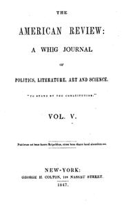 American Whig Review, 1847.