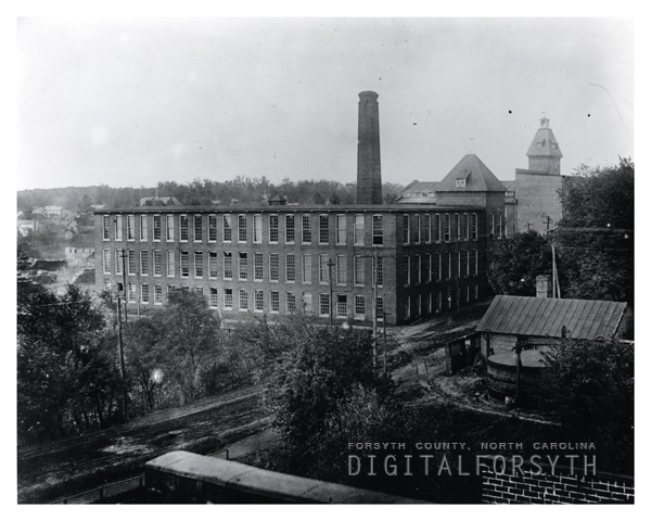 First to have electric lighting in the state, Arista Cotton Mill. Image courtesy of Digital Forsyth.