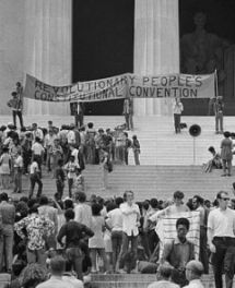 Black Panther Convention, Lincoln Memorial, Washington D.C., June 19, 1970.