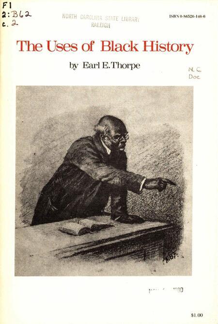 Transcript of a speech by Earl E. Thorpe bout Black History.