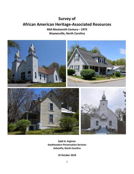 Read about African American neighborhoods in Waynesville in our digital collections