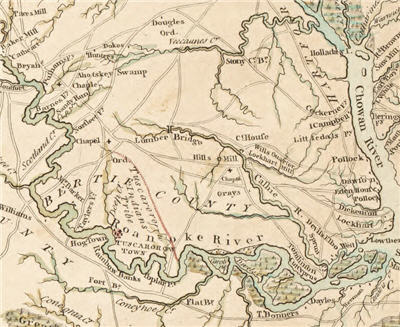 tuscarora map