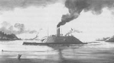 "Ironclad CSS Raleigh." Courtesy of Cape Fear Historical Institute. 