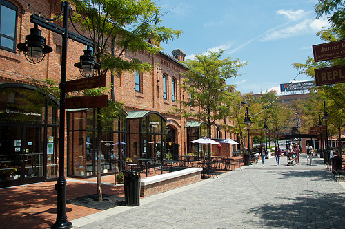 "Brightleaf Square." Brightleaf District, Durham, NC, US, July 5, 2011. Available from: Flickr Commons user  Eric Allix Rogers.