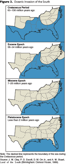 Figure 3 - Oceanic invasion of the South