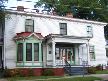 James E. Gorham House, built ca. 1853, housed the Wilson Female Academy.  Image courtesy of Wilson. 