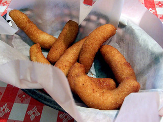 Hush Puppies, Wilbur's Barbecue, Goldsboro, NC. Image courtesy of Flickr user Alaina Browne.