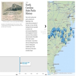 North Carolina State Parks History Interactive Timeline in NCpedia.