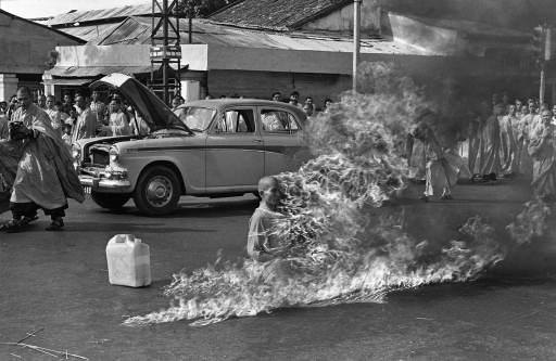 Thích Quảng Đức self immolation