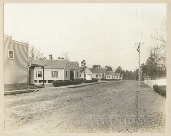 Hanes spinning plant and mill village, 1910