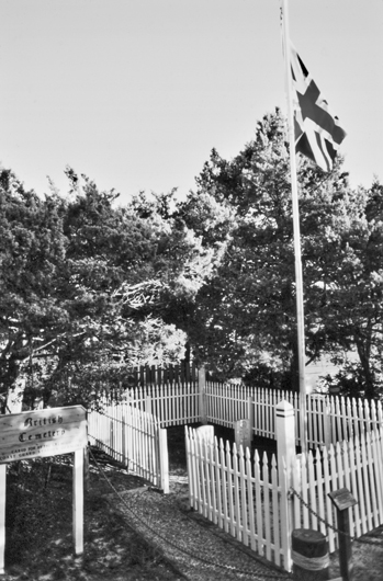The British Cemetery of Ocracoke. Photograph courtesy of North Carolina Division of Tourism, Film, and Sports Development.