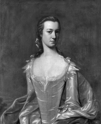 Portrait of Lady Margaret Wake Tryon, wife of royal governor William Tryon, painted by an unknown artist in the mid-eighteenth century. Lady Tryon played a prominent role in the cultural development of the North Carolina colony. Courtesy of Norwich Castle Museum and Art Gallery.