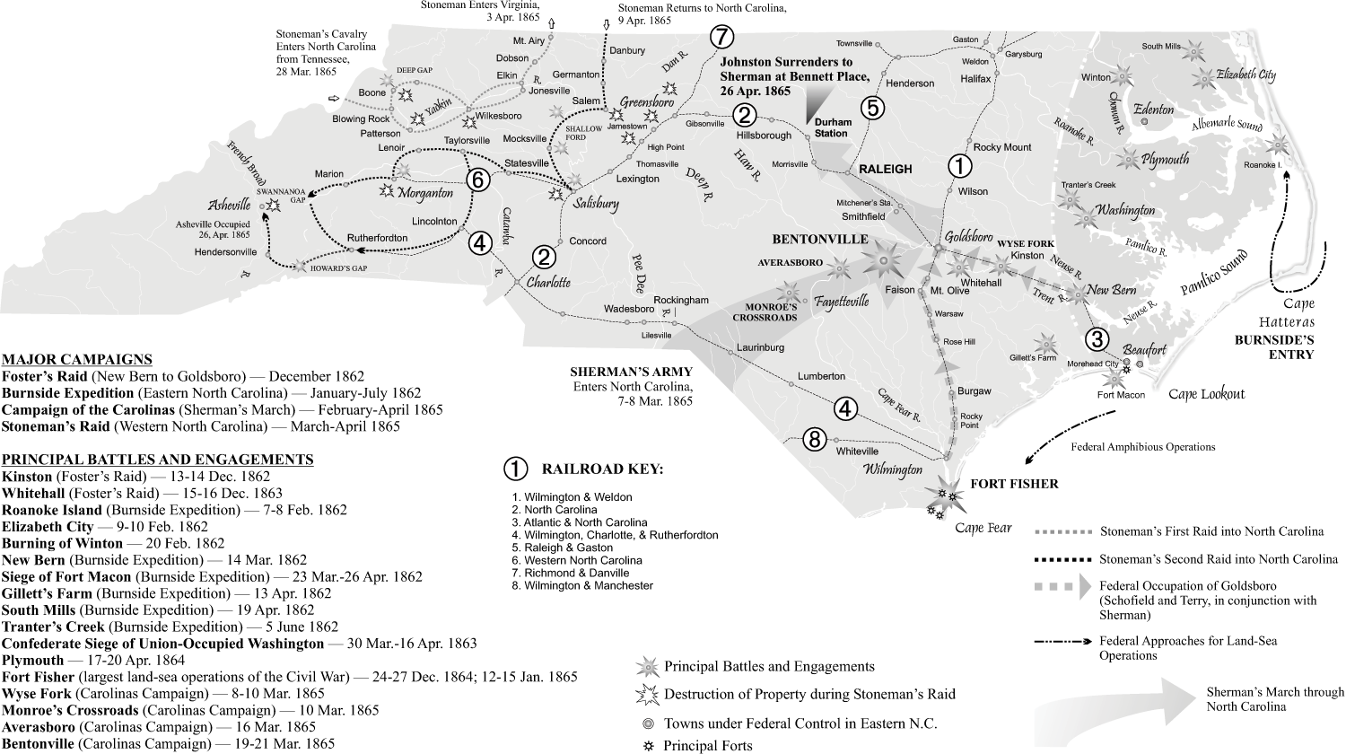 Map Of Civil War Battles