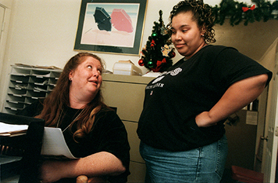 Denise Giles. Photo by Sher Stoneman, 1999. To request permission for further use or to purchase a print, please contact the News & Observer.