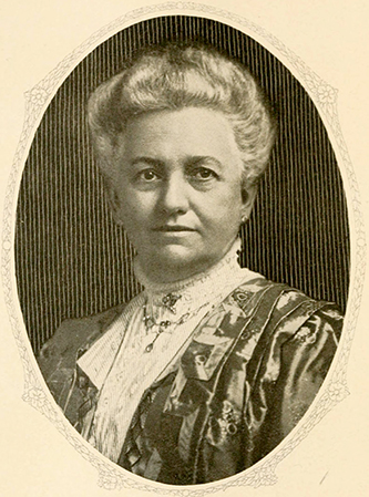 A photograph of Julia Martha Johnston Andrews, wife of Alexander Boyd Andrews. Image from the Internet Archive.