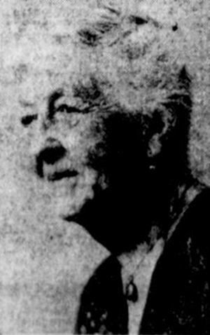 Photograph of Lila Ripley Barnwell, from the <i>Times-News</i> (Hendersonville, NC), March 7, 1961.  From Google News.  Used by permission of the TImes-News Online. 
