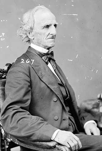 A photograph of congressman Nathaniel Boyden, circa 1860-1873. Image from the Library of Congress.
