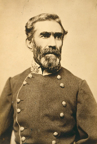 A photograph of Braxton Bragg. Image from the Library of Congress.