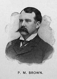 A photograph of Peter Marshall Brown published in 1899. Image from the Library of Congress.