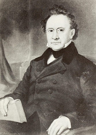Photograph of a portrait of John Herritage Bryan by William Garl Brown.